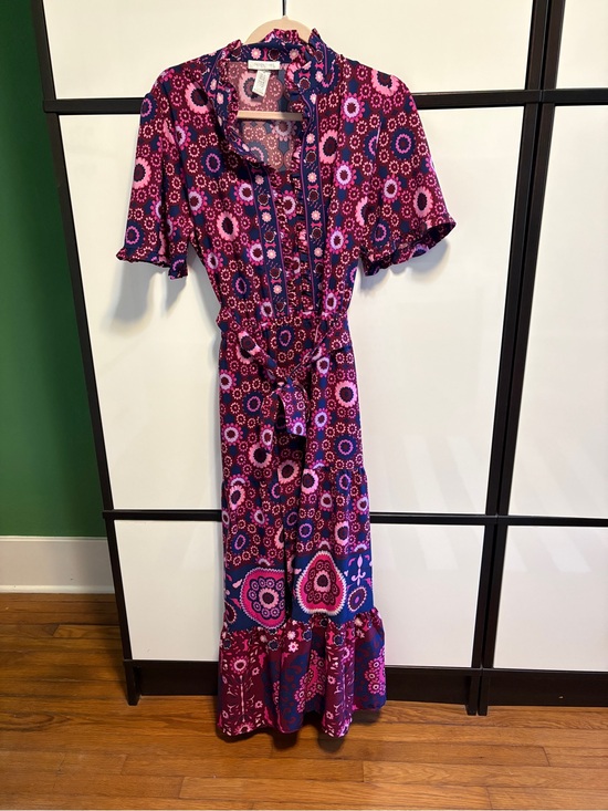 London Times Dresses & Skirts - London Times Purple Floral Print Maxi Dress